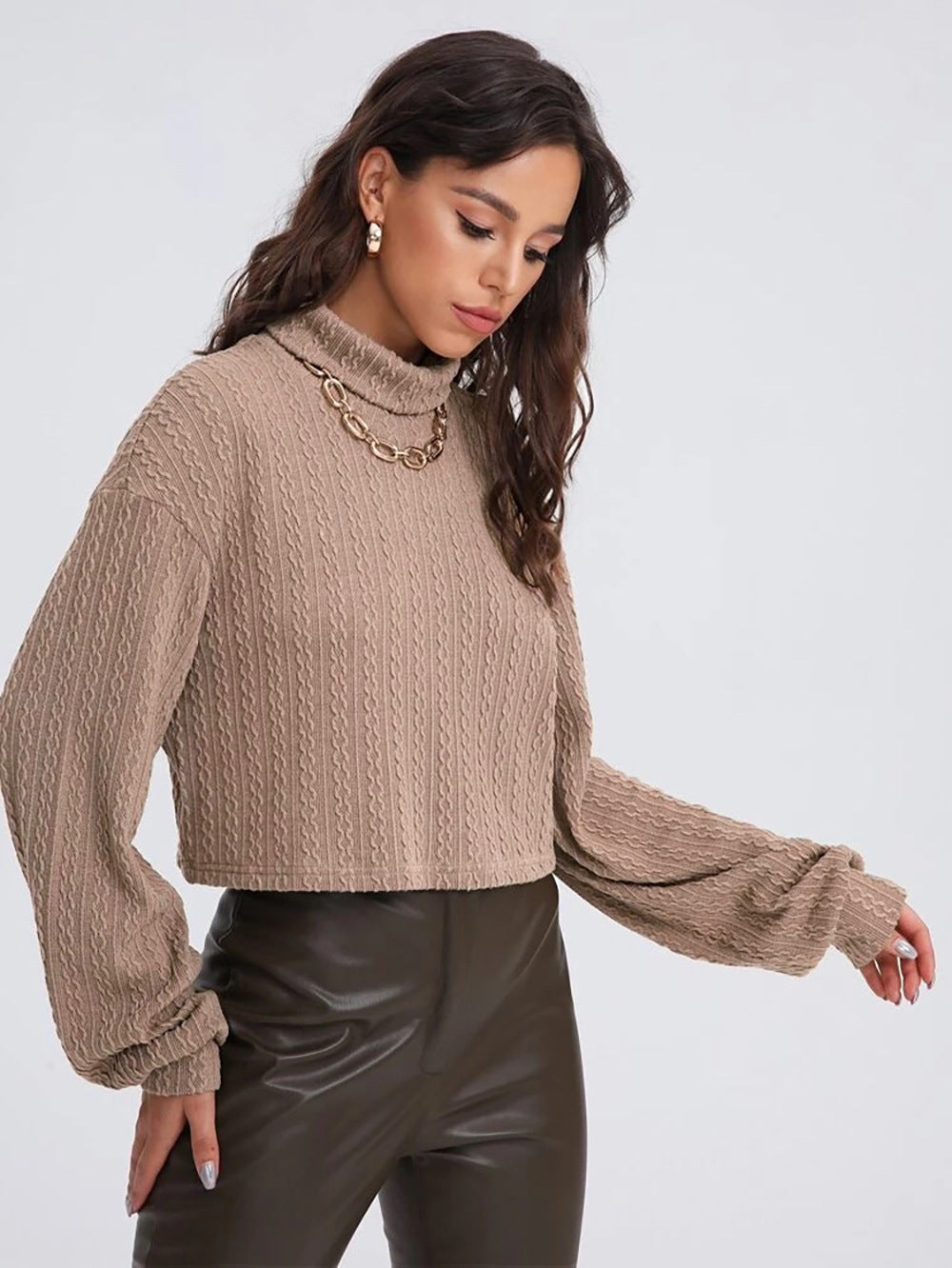Jessica’s Pullover Sweater - S / Khaki