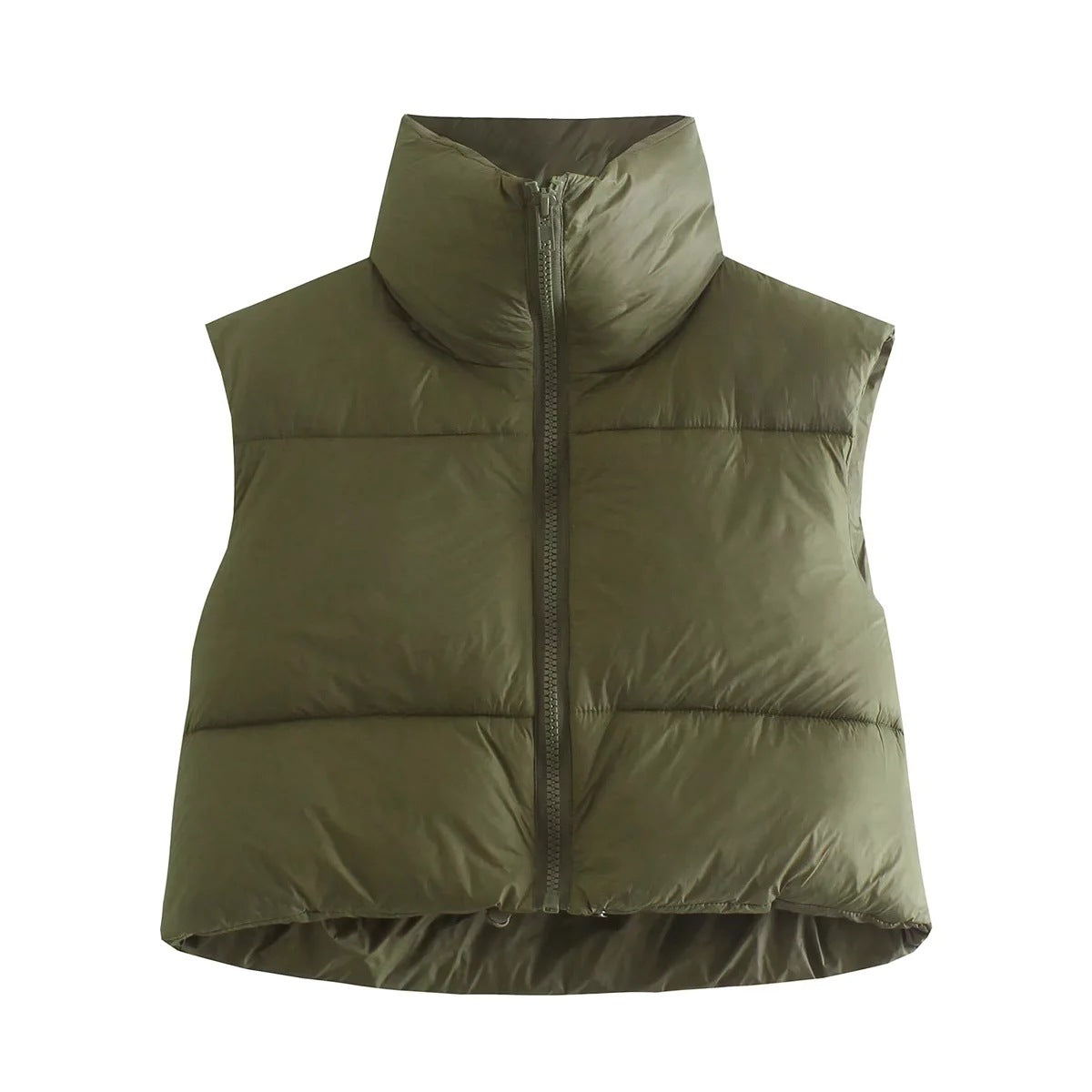 Sasha’s Sleeveless jacket - S / Army Green